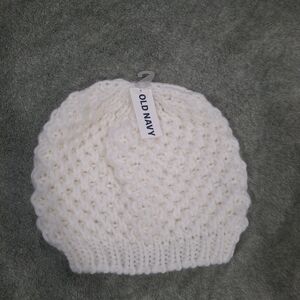 Old Navy Kids Cream Knit Hat